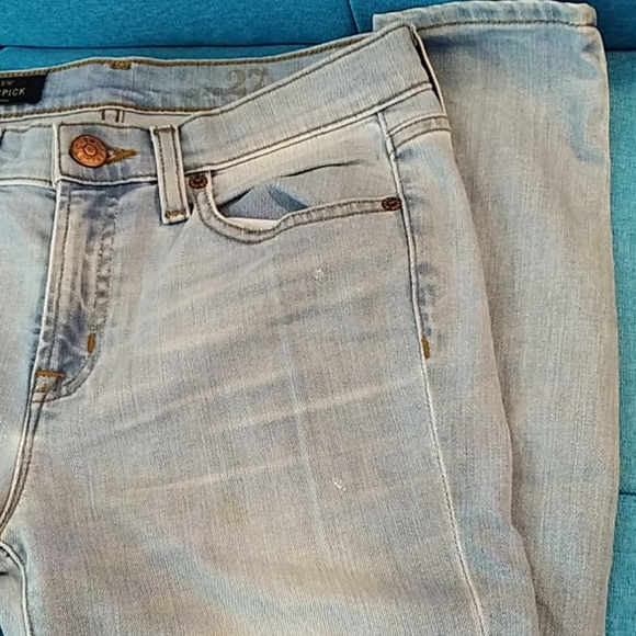 DONATED! NWOT J.Crew toothpick skinny jeans 27 - Picture 4 of 8